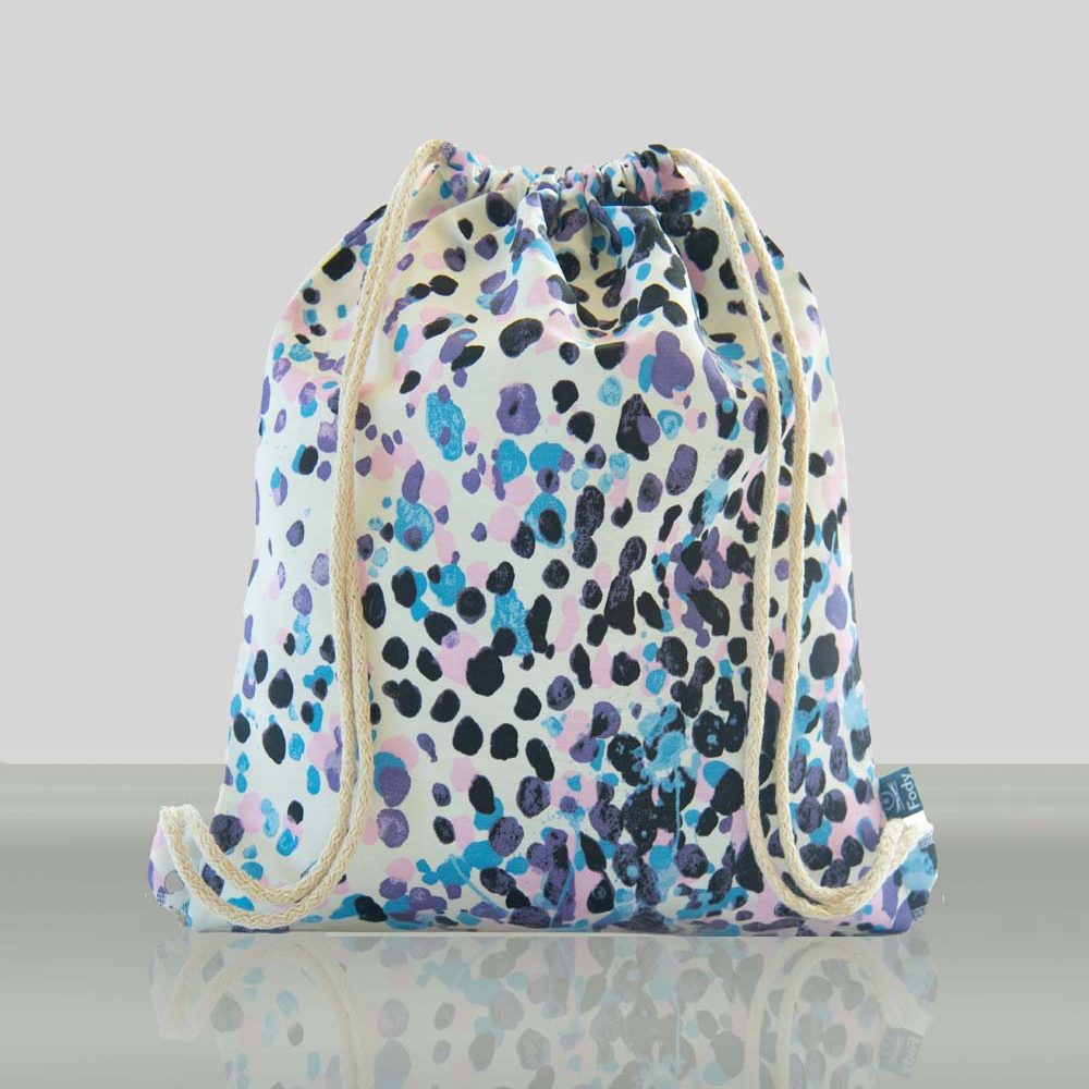 Zaino a Sacca Acquerello - Fody Fabrics
