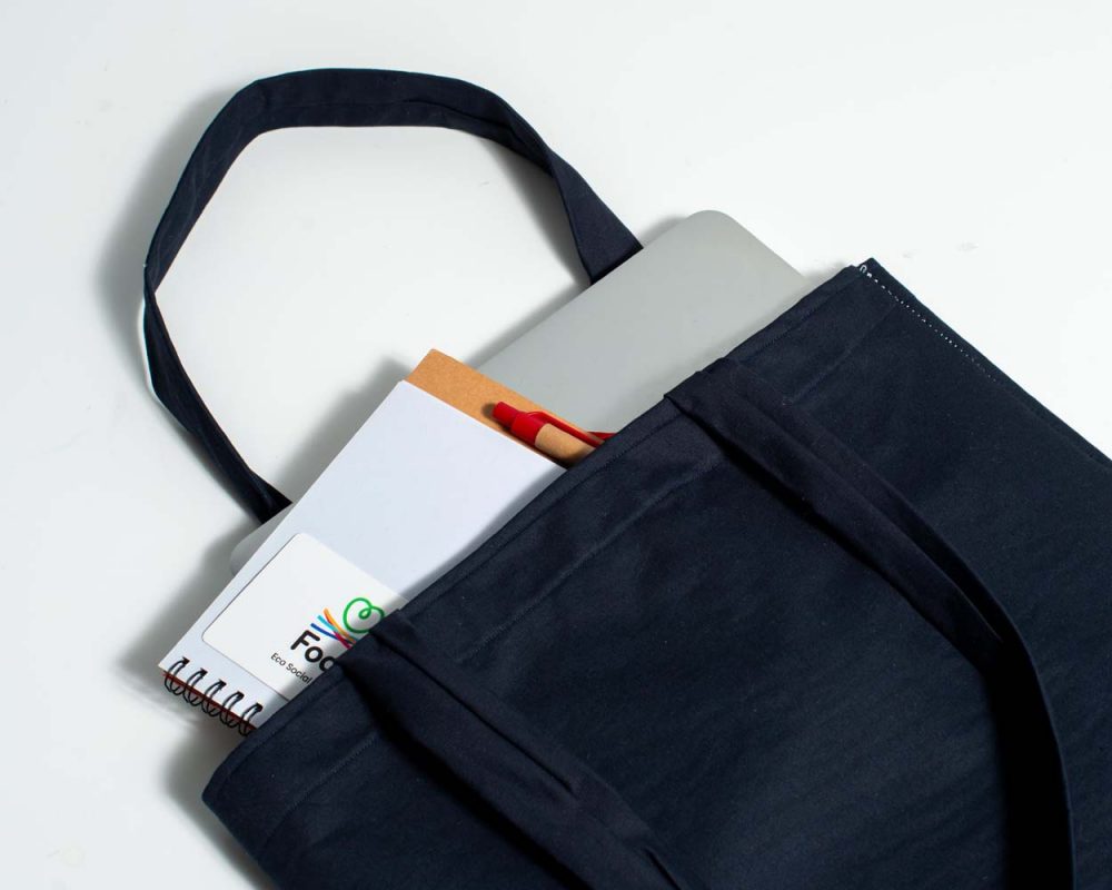 Shopper Bag Blu - Fody Fabrics
