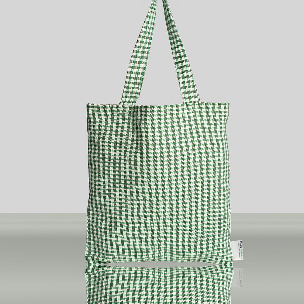 Shopper Bag fantasia Verde - Fody Fabrics