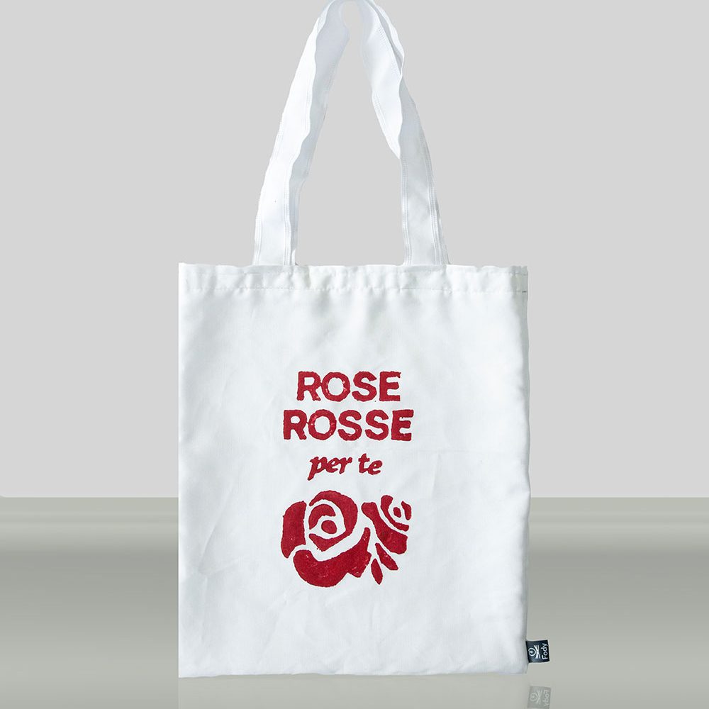 Shopper Bag Rose Rosse - Fody Fabrics