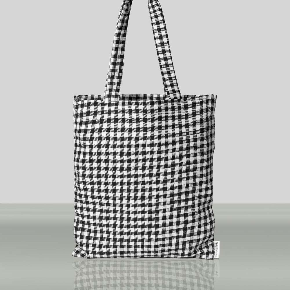 Shopper Bag Fantasia Quadretti - Fody Fabrics