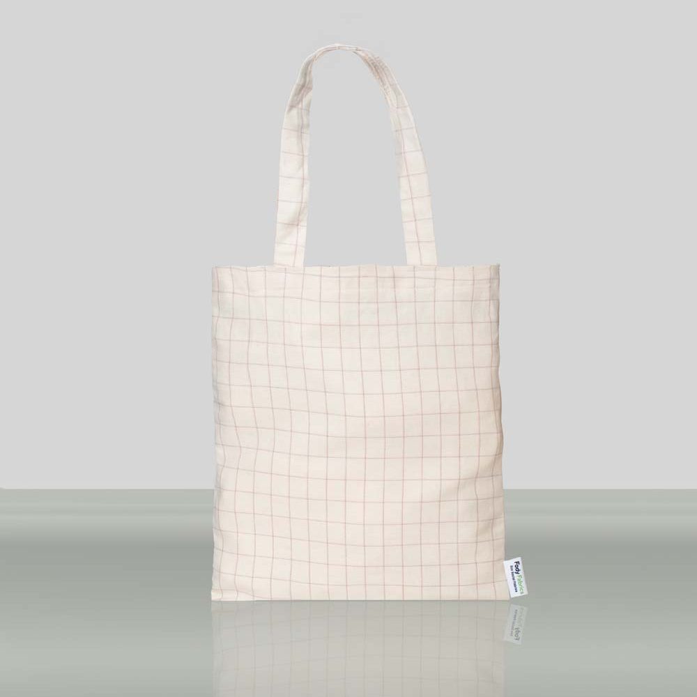 Shopper Bag a Quadretti - Fody Fabrics