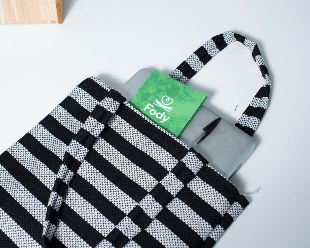 Shopper Bag fantasia Strisce - Fody Fabrics