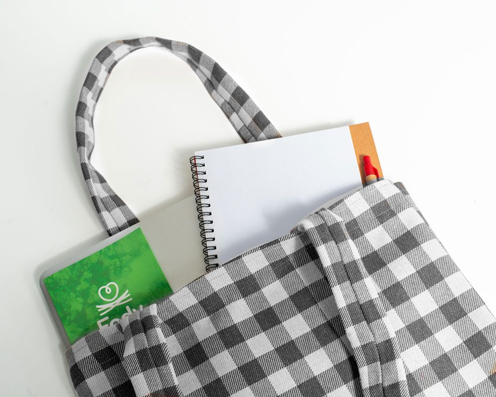 Shopper Bag Quadretti - Fody Fabrics