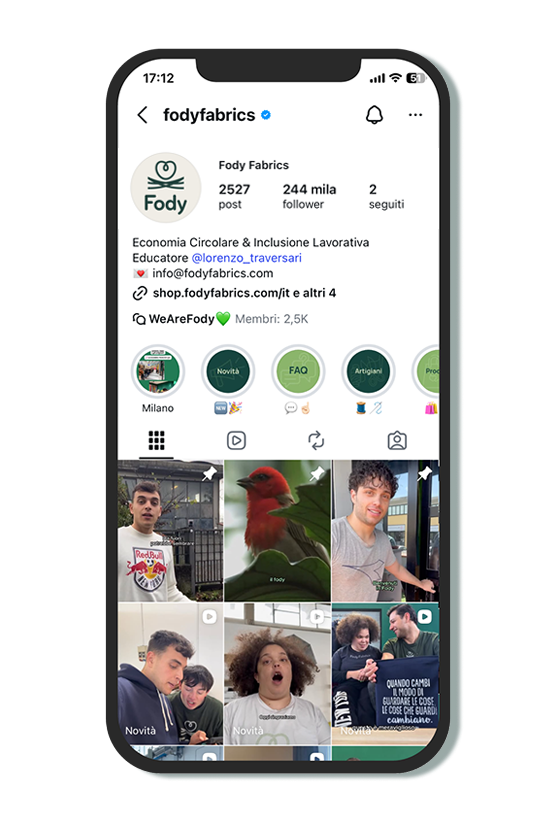 Seguici su Instagram